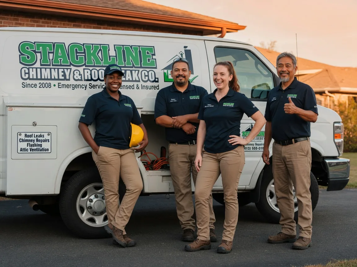 Chimney flashing repair company in Batesville, TX